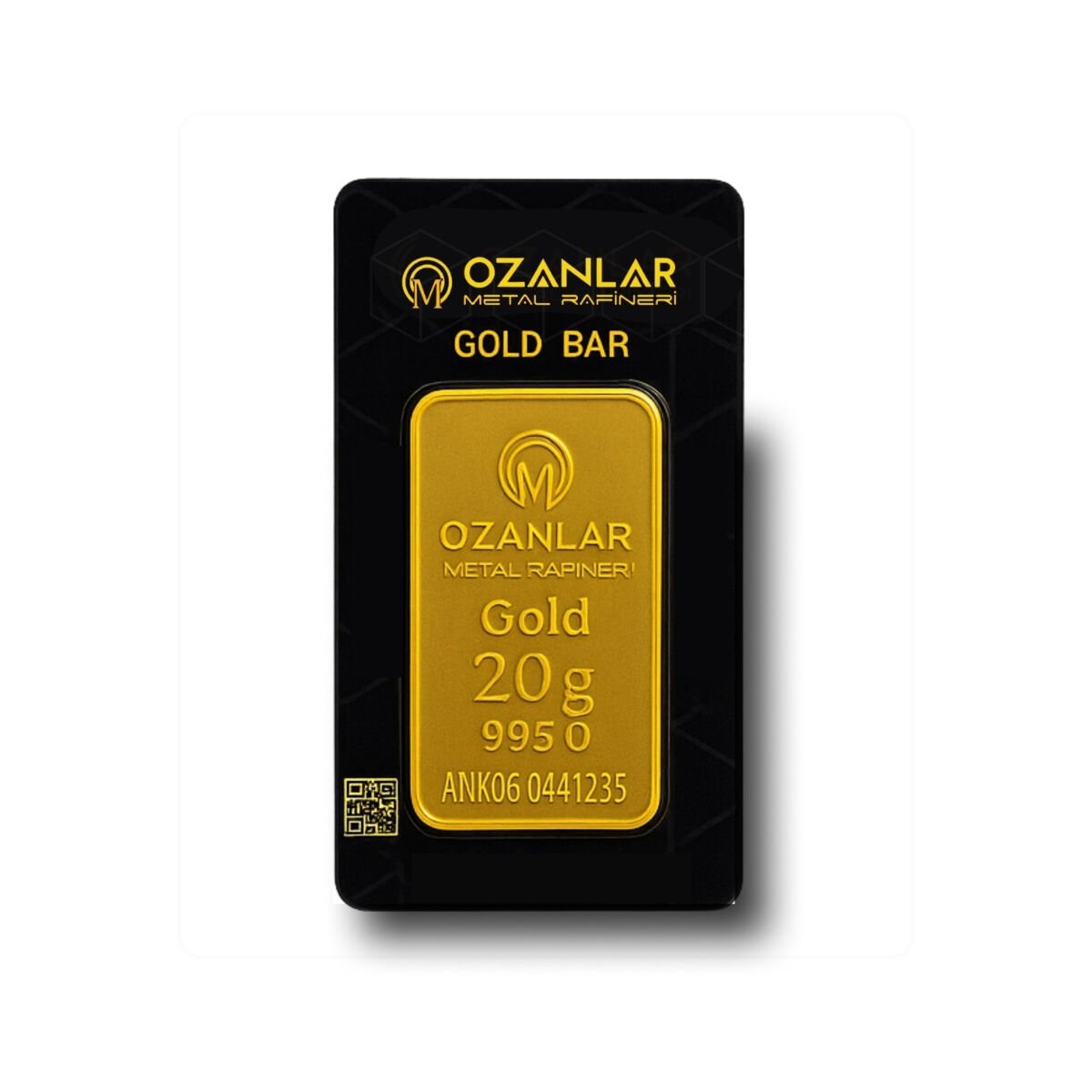 20 Gr 24 Ayar Ozanlar Külçe Altın