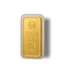 10 Gr 24 Ayar Ozanlar Külçe Altın