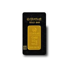 10 Gr 24 Ayar Ozanlar Külçe Altın